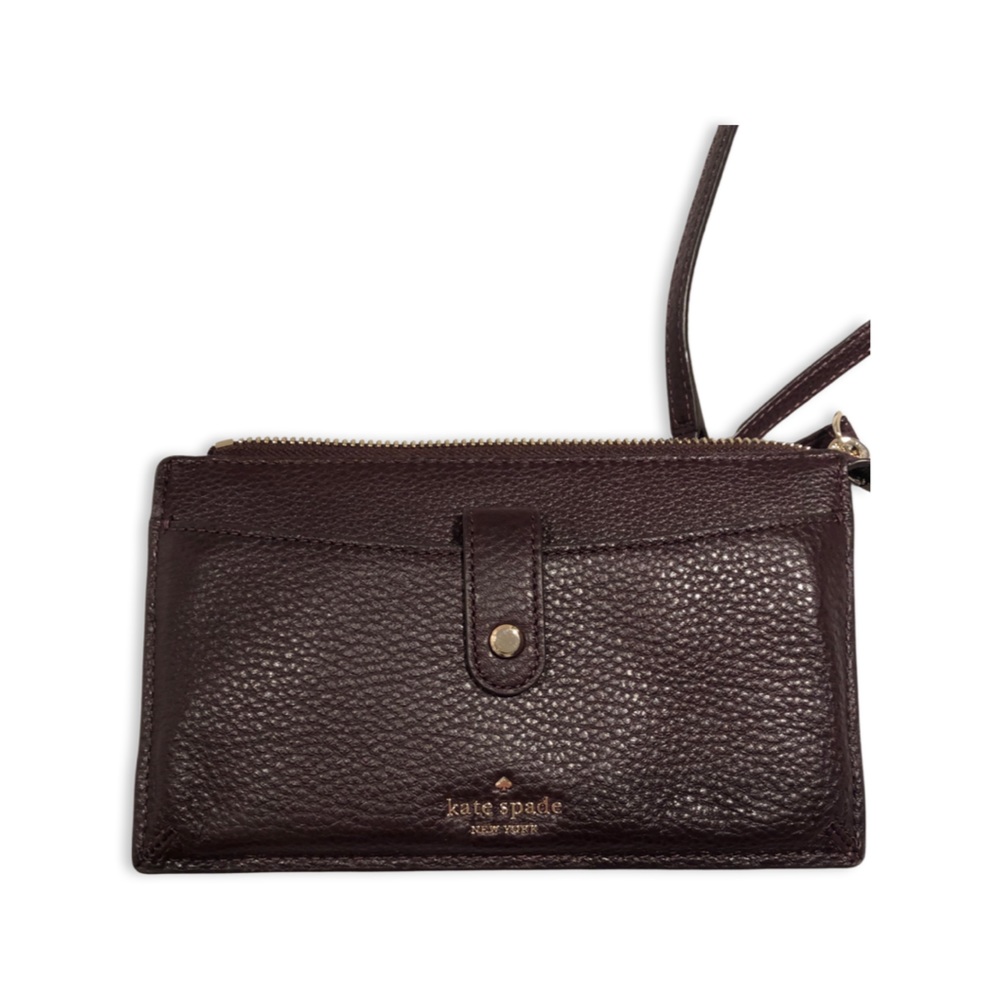 Brown Kate Spade Wristlet - New